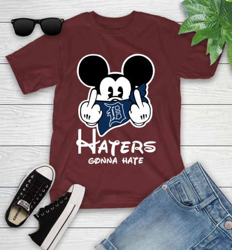 MLB Detroit Tigers Gonna Hate Mickey Mouse Disney Baseball T Shirt_000 Youth T-Shirt 14