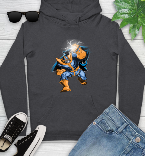 Carolina Panthers NFL Football Thanos Avengers Infinity War Marvel Youth Hoodie 8