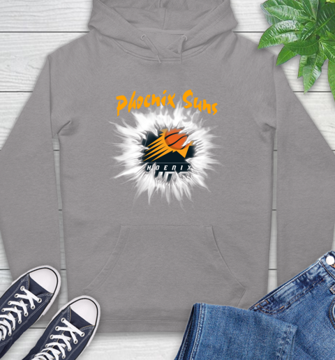 Phoenix Suns NBA Basketball Rip Sports Hoodie 6