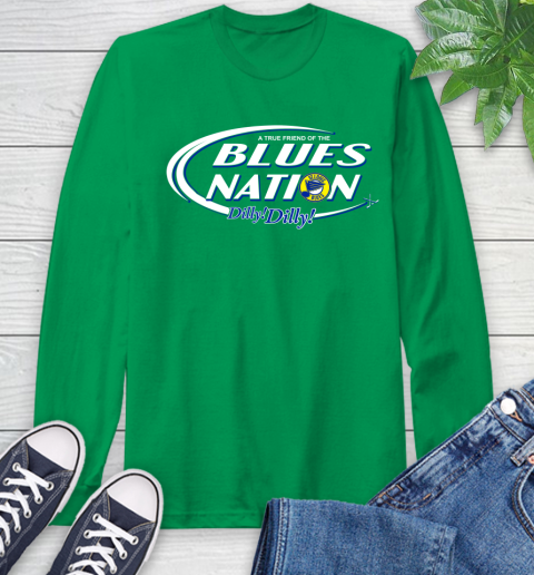 NHL A True Friend Of The St.Louis Blues Dilly Dilly Hockey Sports Long Sleeve T-Shirt 8