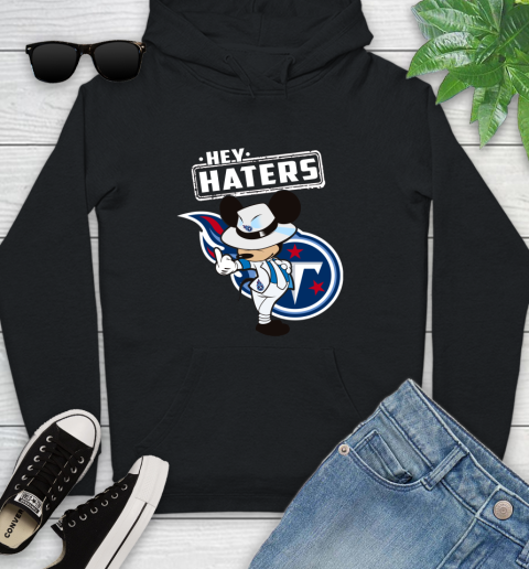 NFL Hey Haters Mickey Football Sports Tennessee Titans Youth Hoodie