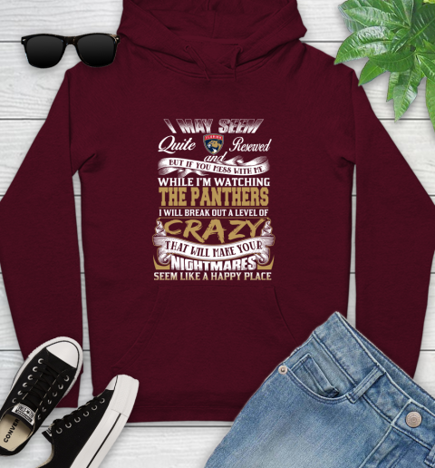 Florida Panthers NHL Hockey Don't Mess With Me While I'm Watching My Team Youth Hoodie 7