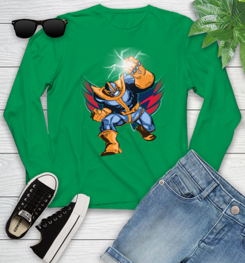 Washington Capitals NHL Hockey Thanos Avengers Infinity War Marvel Youth Long Sleeve 7