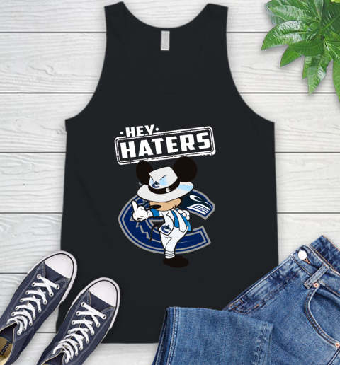 NHL Hey Haters Mickey Hockey Sports Vancouver Canucks Tank Top