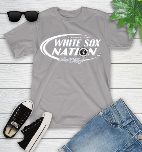 MLB A True Friend Of The Chicago White Sox Dilly Dilly Baseball Sports Youth T-Shirt 4