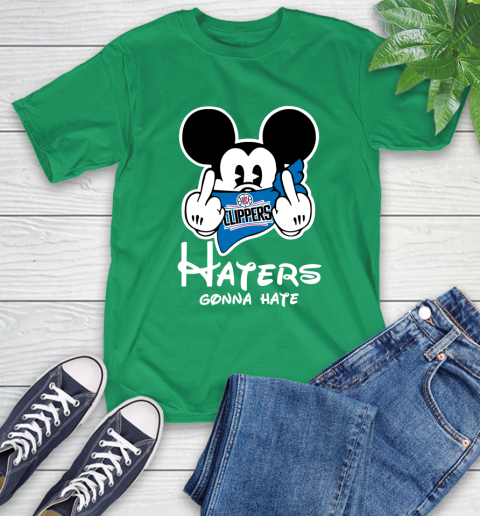 NBA LA Clippers Haters Gonna Hate Mickey Mouse Disney Basketball T Shirt T-Shirt 7