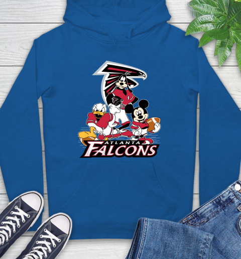 NFL Atlanta Falcons Mickey Mouse Donald Duck Goofy Football Shirt Hoodie 9