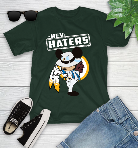 NFL Hey Haters Mickey Football Sports Washington Redskins Youth T-Shirt 5