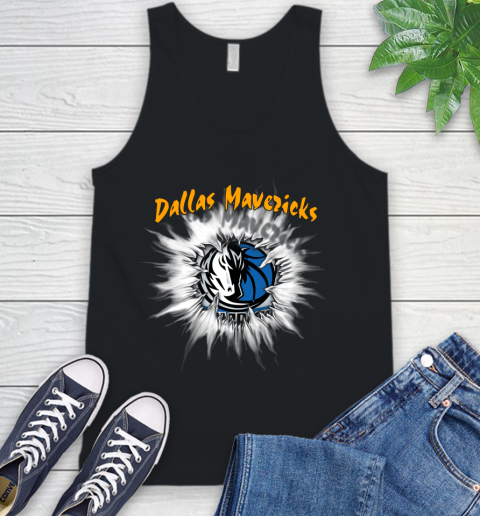 Dallas Mavericks NBA Basketball Rip Sports Tank Top