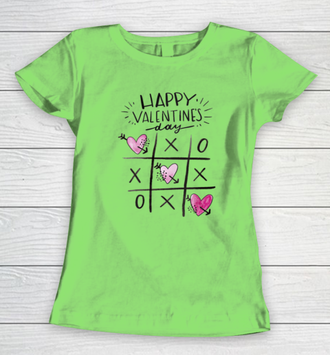 Love Happy Valentine Day Heart Lovers Couples Gifts Pajamas Women's T-Shirt 5
