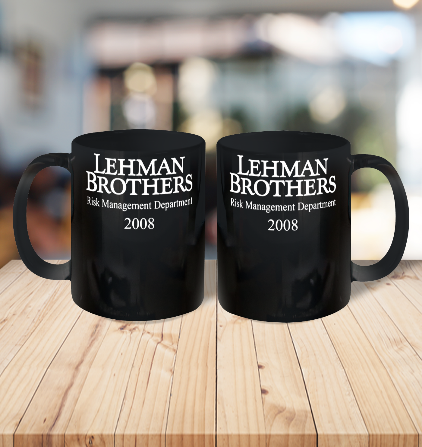 Lehman Brothers Risk Management Ceramic Mug 15oz 3