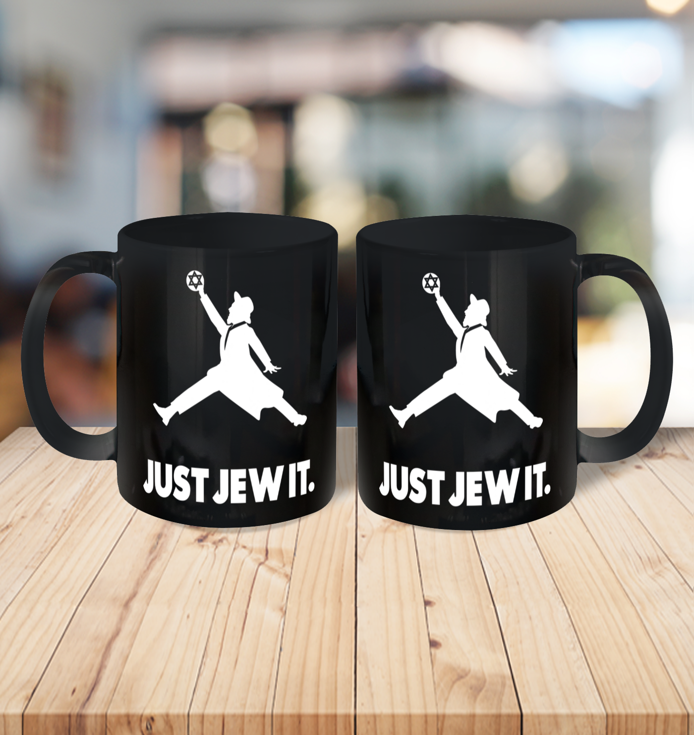 Just Jew It Jewish Ceramic Mug 11oz 3