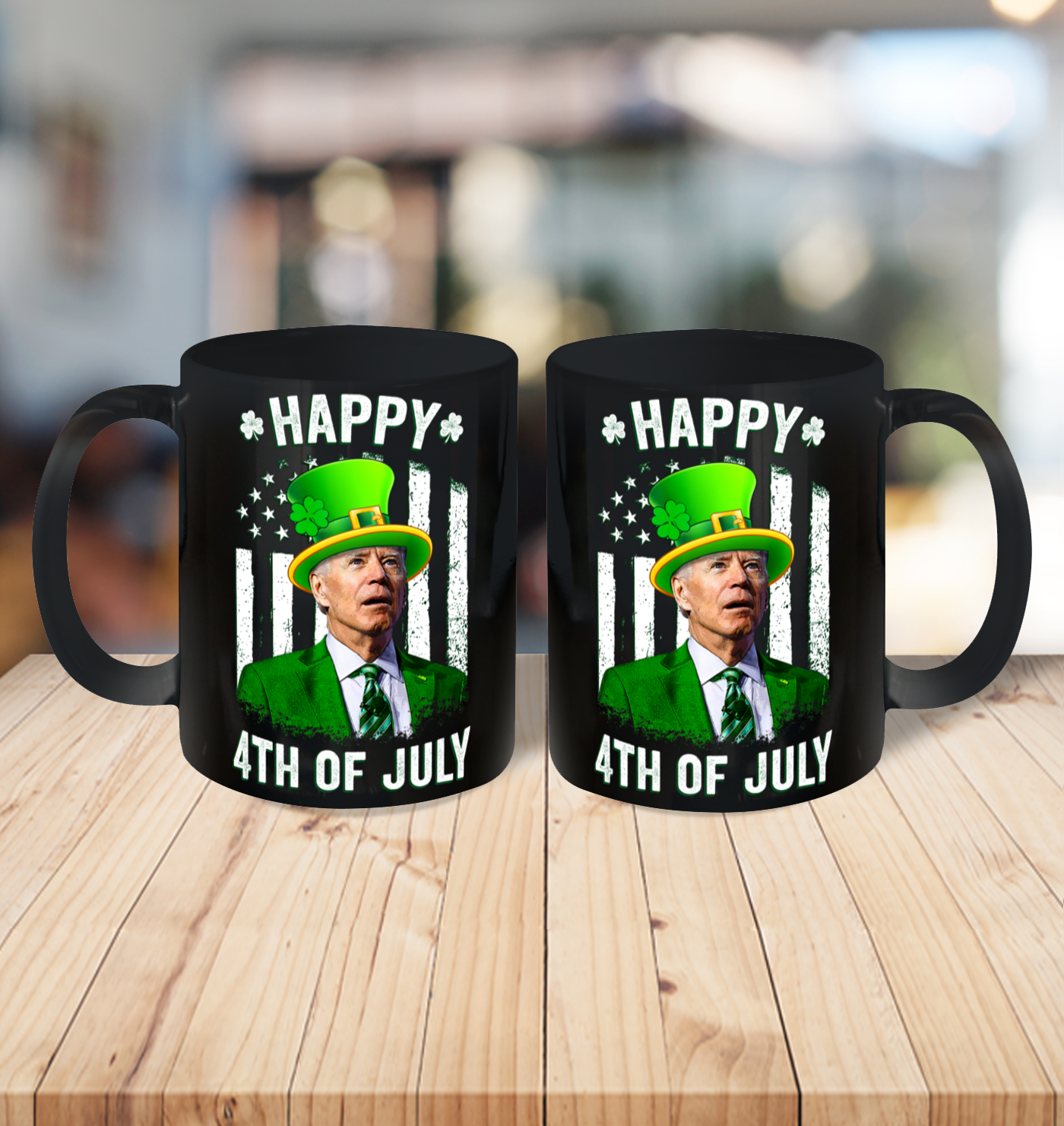 Anti Joe Biden St Patricks Day Shirt Happy 4th Of July Funny Ceramic Mug 11oz 3