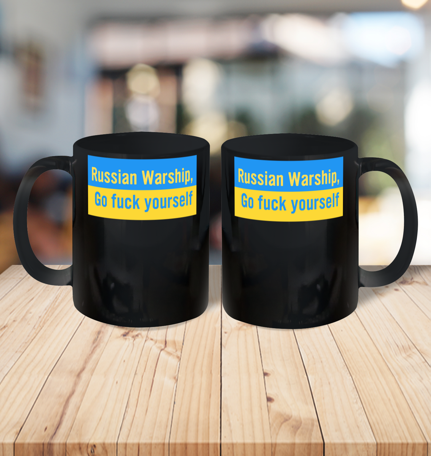 Russian Warship Go Fuck Yourself Shirt Ceramic Mug 11oz 3