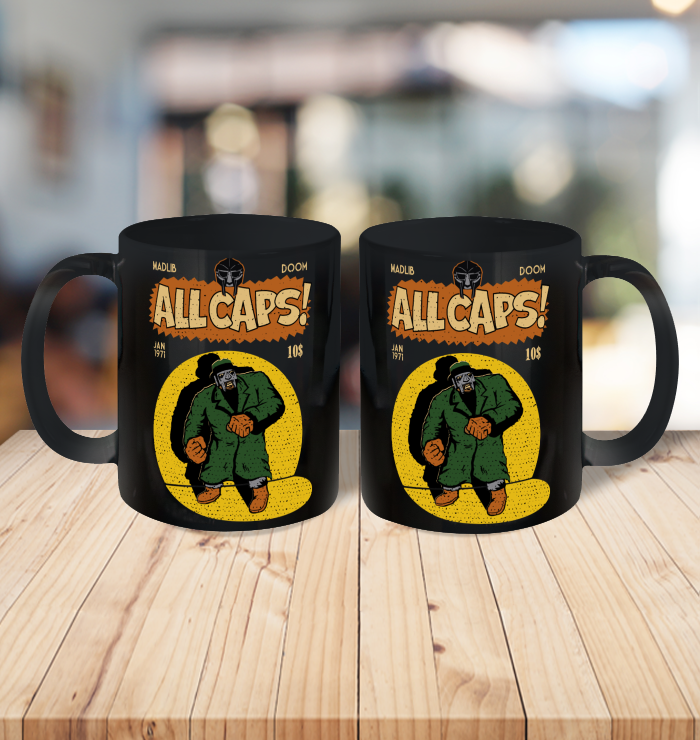 MF Doom Shirt  Madlib Doom Ceramic Mug 15oz 3
