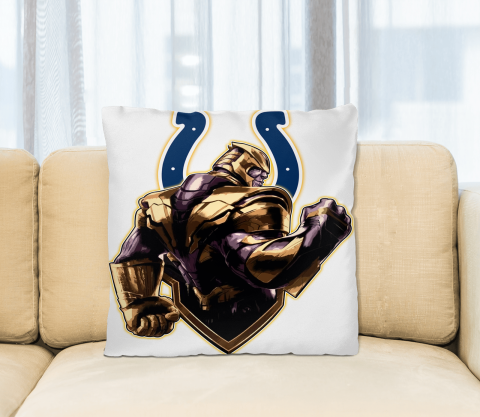 NFL Thanos Avengers Endgame Football Sports Indianapolis Colts Pillow Square Pillow