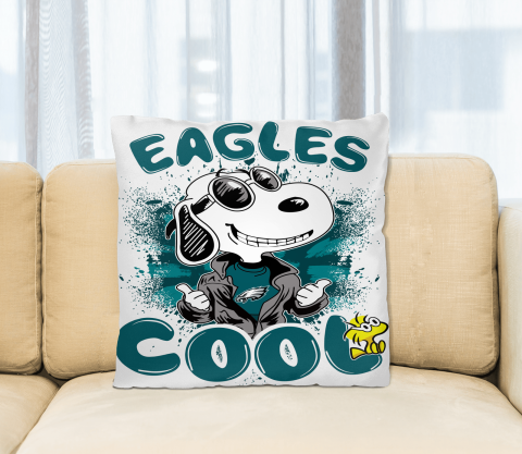 NFL Football Philadelphia Eagles Cool Snoopy Pillow Square Pillow