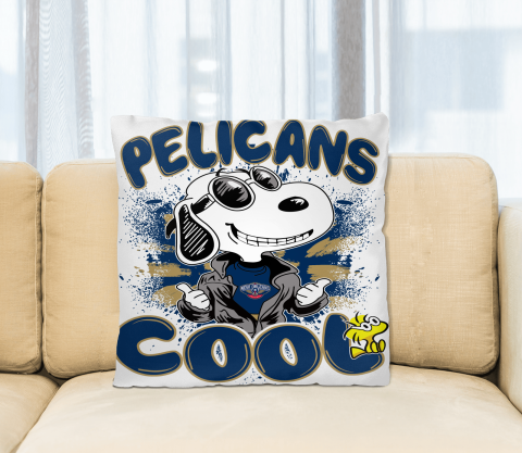 NBA Basketball New Orleans Pelicans Cool Snoopy Pillow Square Pillow
