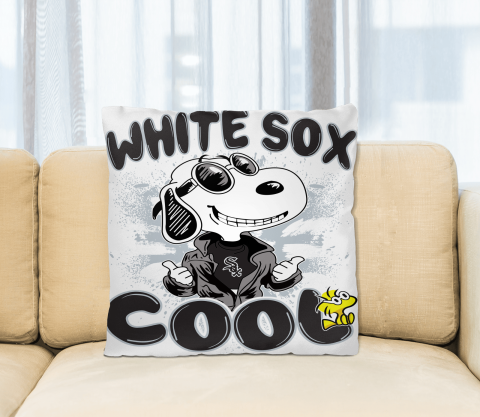MLB Baseball Chicago White Sox Cool Snoopy Pillow Square Pillow