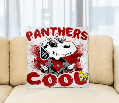 NFL Football San Francisco 49ers Cool Snoopy Pillow Square Pillow