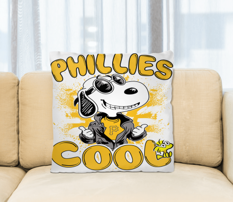 MLB Baseball Pittsburgh Pirates Cool Snoopy Pillow Square Pillow