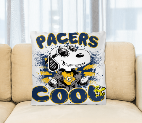 NBA Basketball Indiana Pacers Cool Snoopy Pillow Square Pillow
