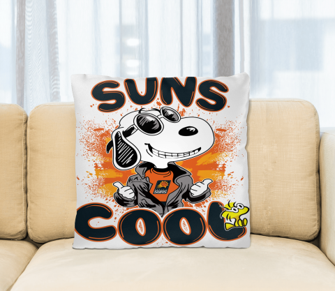 NBA Basketball Phoenix Suns Cool Snoopy Pillow Square Pillow