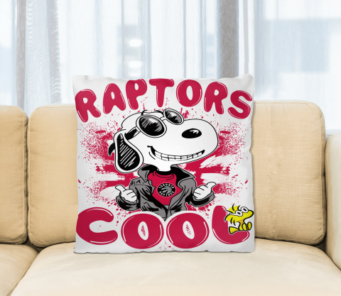 NBA Basketball Toronto Raptors Cool Snoopy Pillow Square Pillow